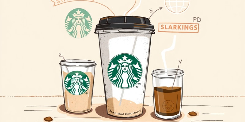 Starbucks Cup Markings Flashcards