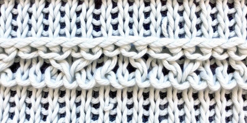 Knitted Loop Structures and Stitches