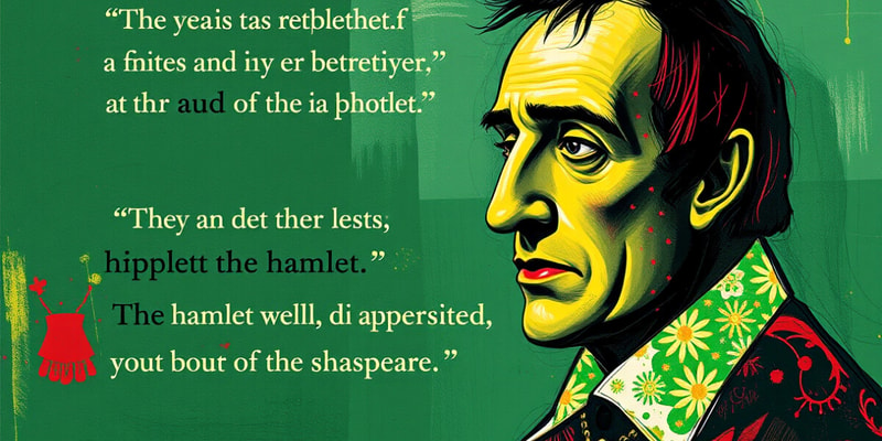 Hamlet Important Quotes Flashcards