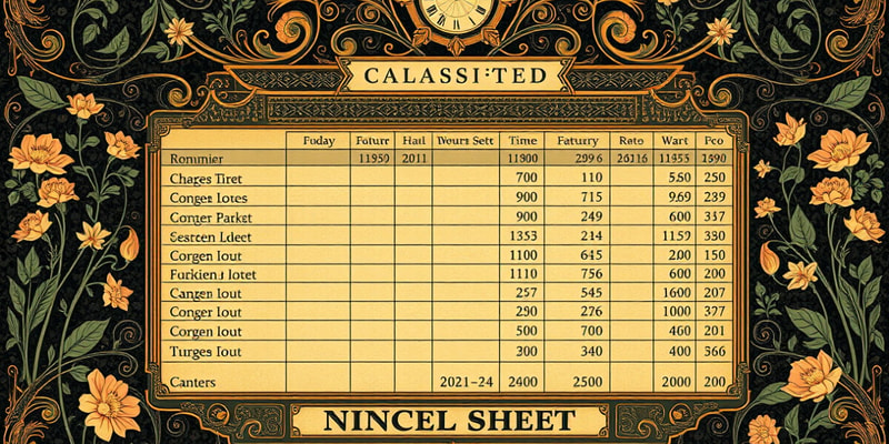 Classified Balance Sheet Preparation