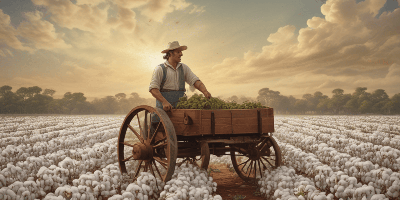 Cotton Production and Trade in the 18th and 19th Centuries