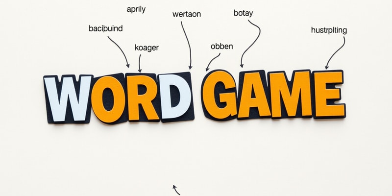 Terminologies in Word Game