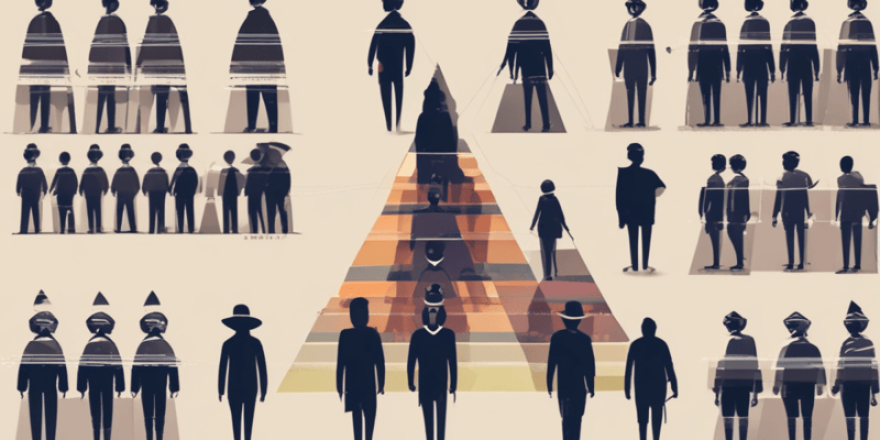 Demografía y pirámide poblacional