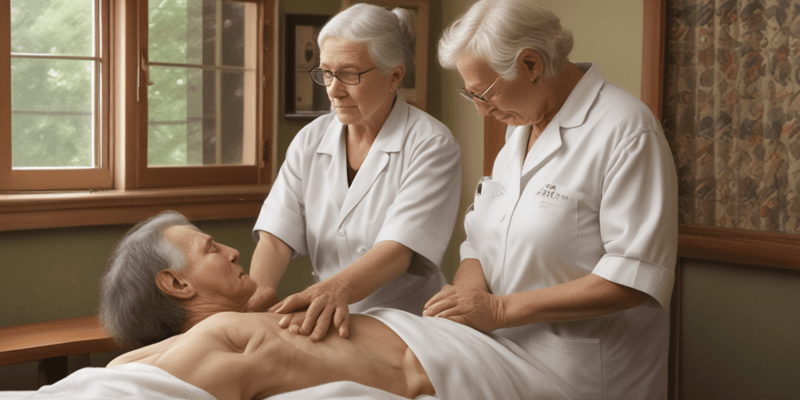 Geriatric Massage Techniques and Considerations