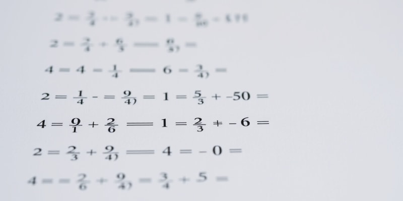 Algebra 2B - Unit 2 Exam Flashcards