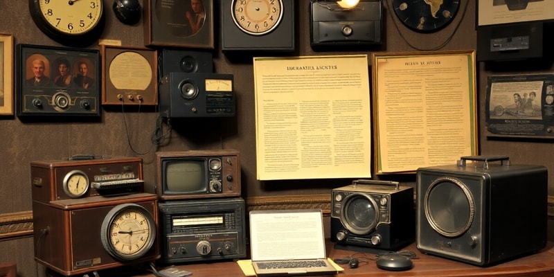 History of Media: Pre-Industrial to Industrial Age