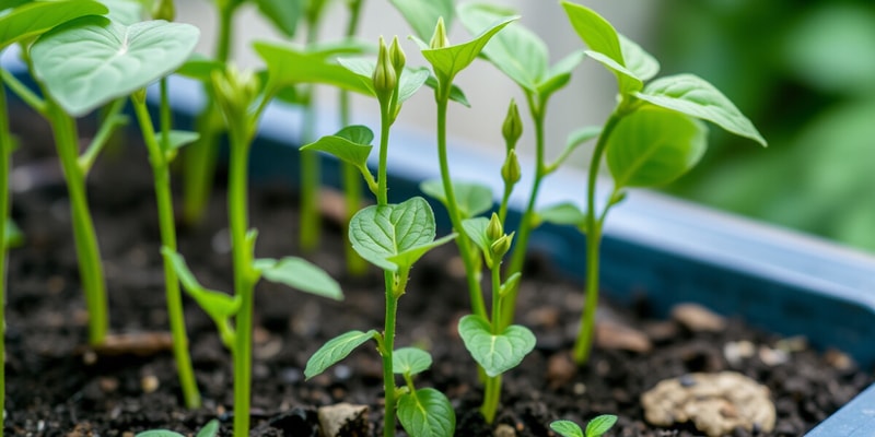 Science Project on Growing Bean Plants