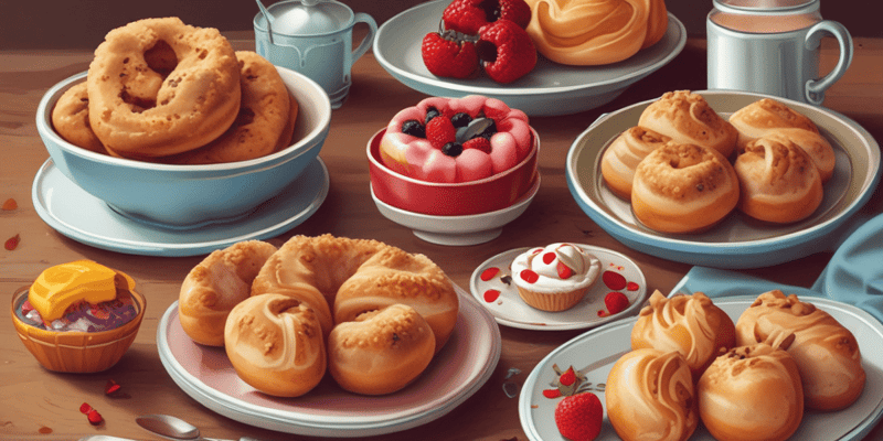 Types of Breakfast Pastries
