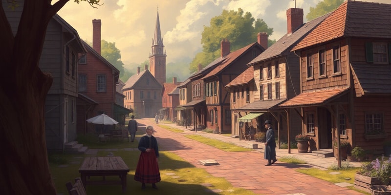 Life in Colonial American Cities and Towns