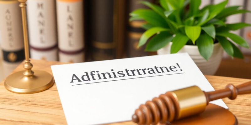 Introduction to Administrative Law