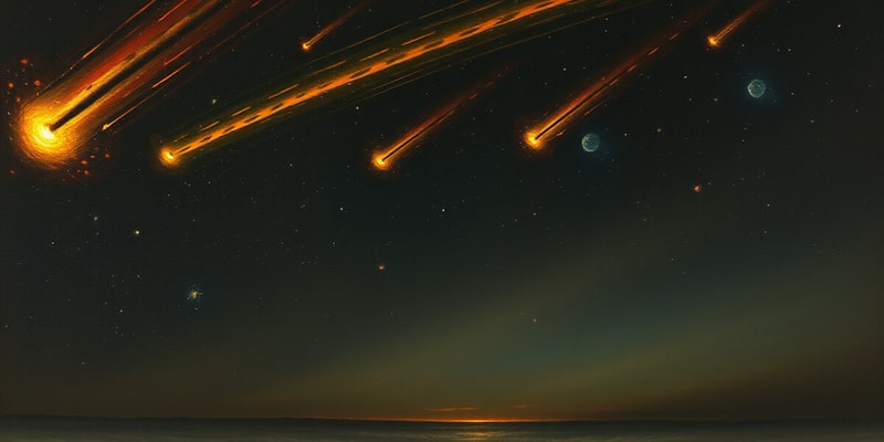 Comets, Meteors and Asteroids