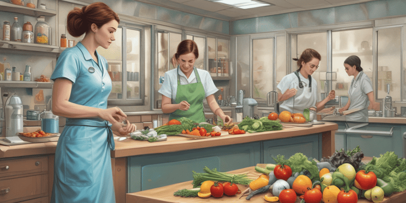 Interdisciplinary Teams in Nursing Nutrition