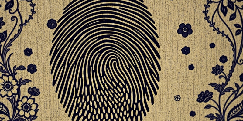 Fingerprint Types and Patterns