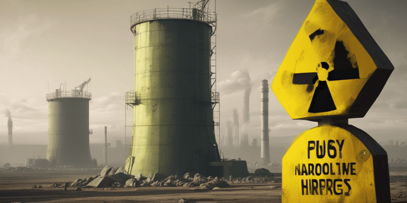 Nuclear Waste Classification Quiz