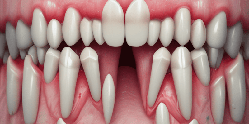 Dental Lesions and Abrasion