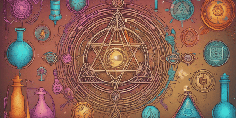 Alchemy Symbols and Element Symbols