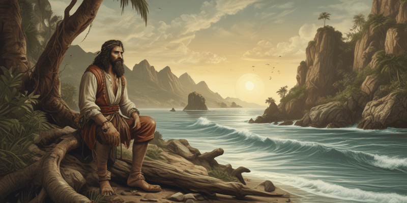 Robinson Crusoe Novel Comprehension