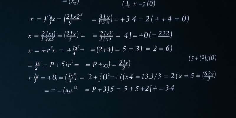 Defining Linear Equations