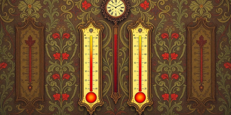 Thermal Equilibrium and Temperature Scales