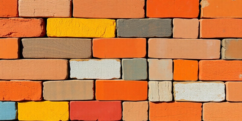 Classification and Manufacturing of Bricks