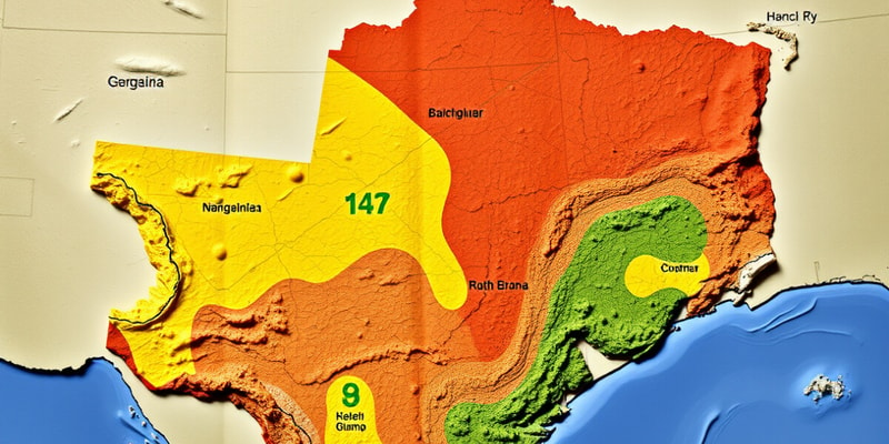 Texas Ecoregions Flashcards