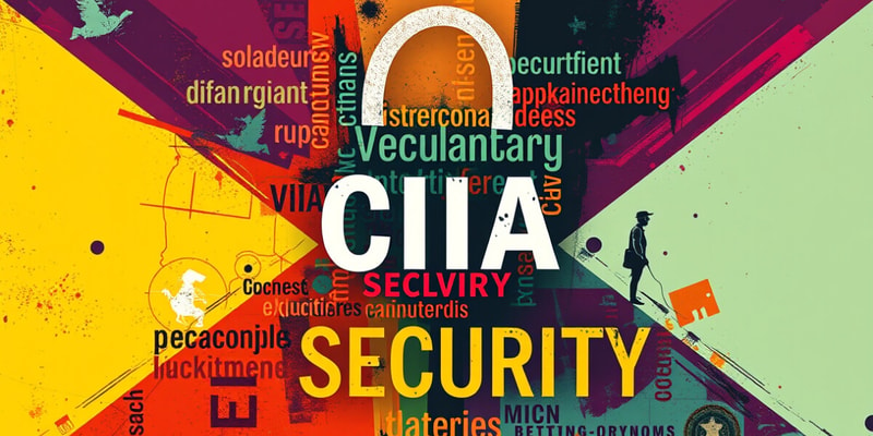 Security Vocabulary and Acronyms