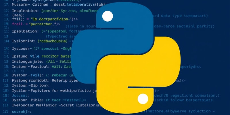 Introduction à la Programmation Python