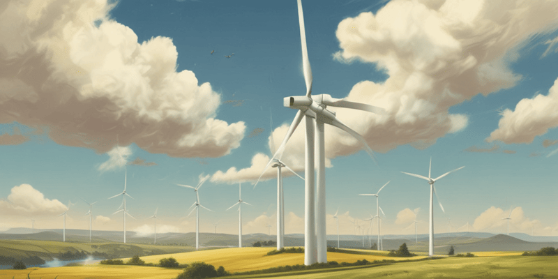 Wind Power and Energy