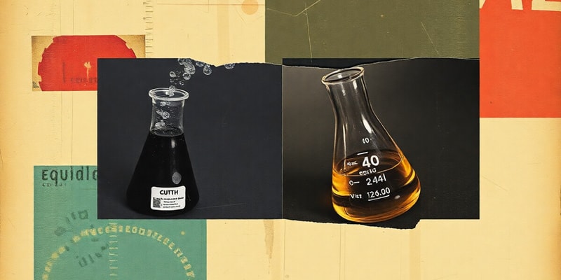 Equilibrium in Reversible Reactions