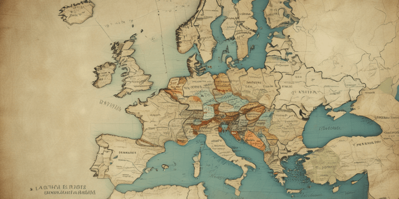 Canvis territorials a Europa després de la Primera Guerra Mundial