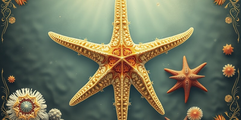 Echinoderms: Starfish Flashcards