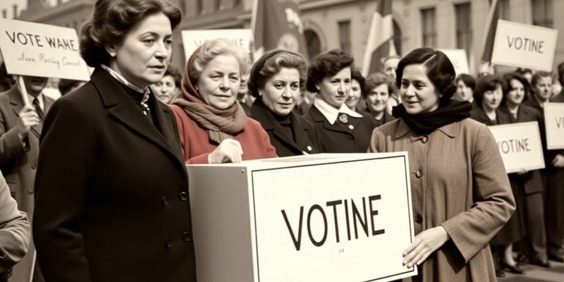 Women's Voting Rights in Canada