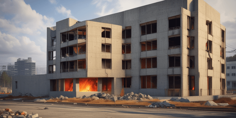 Behavior of Reinforced Concrete in Fire Situations
