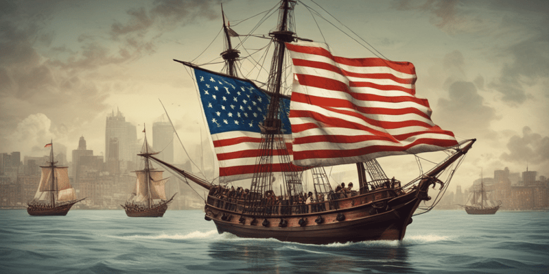 American Revolution: The Boston Tea Party
