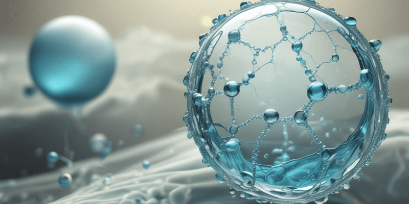 Hydrophilic and Hydrophobic Molecules in Water