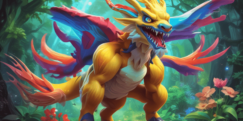 Pokémon: Types, Evolution, Legends, Regions, and Battles Quiz