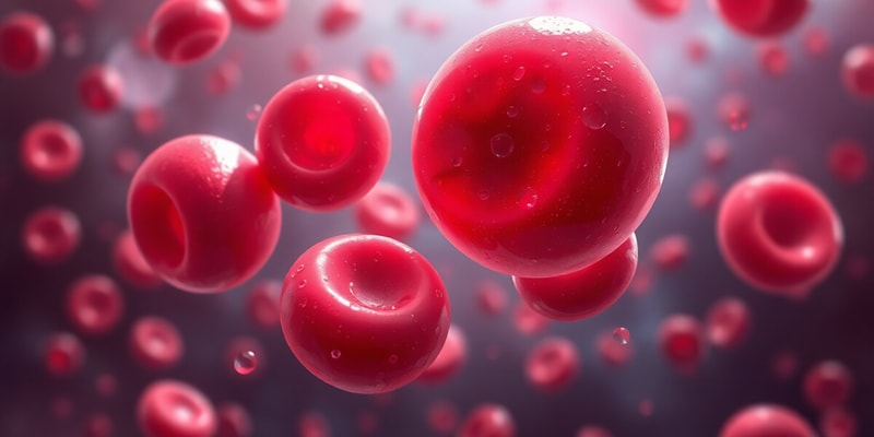 Erythrocytes and Anemia Overview