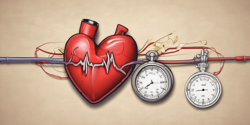 Hypertension Artérielle (HTA) : Définition et Contrôle