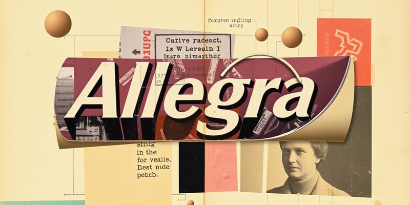 Allegra Drug Card Flashcards