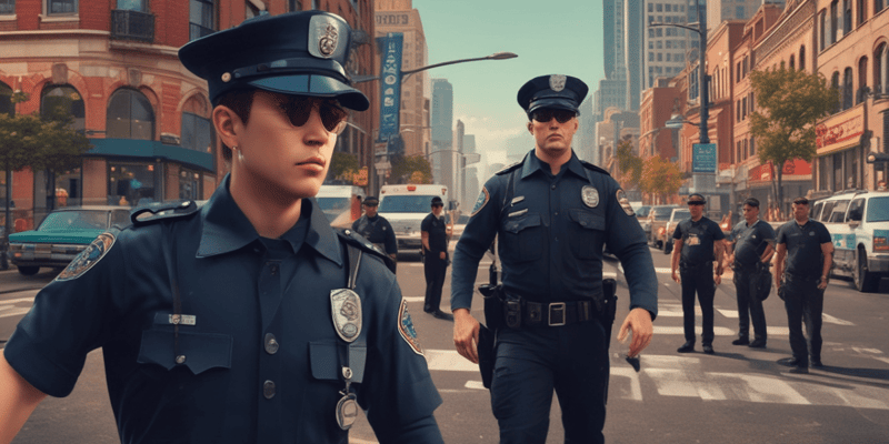 Police Role in Movies and TV Shows Quiz