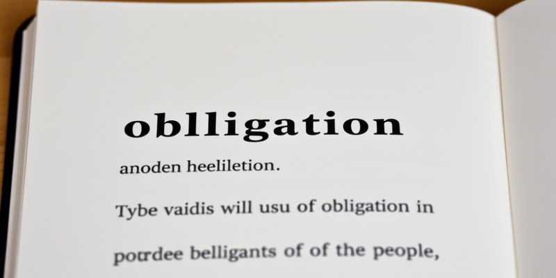 Modals of Obligation and Advice