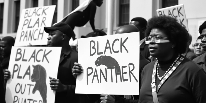 Black Panther Party and Civil Rights Movement