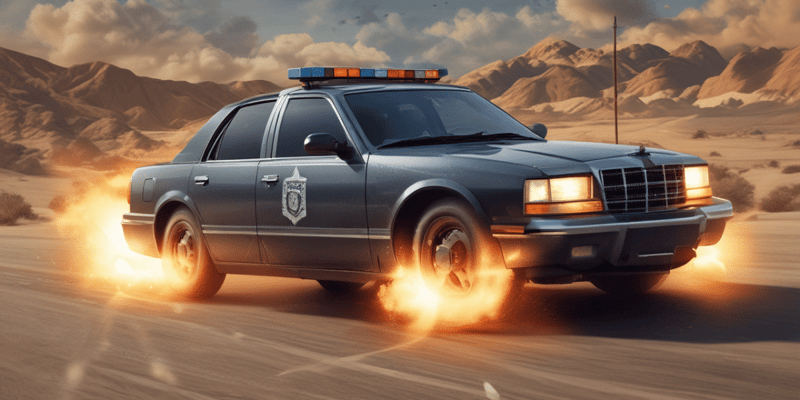Law Enforcement Vehicle Pursuit Policy