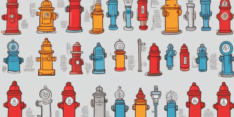 Fire Hydrant Maintenance Guidelines Quiz