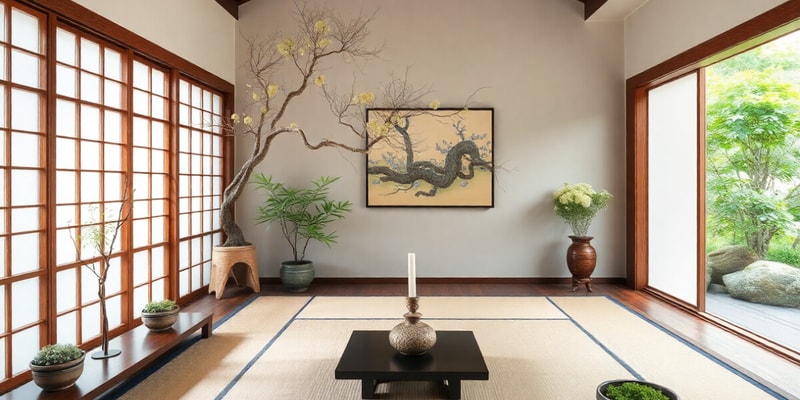 Quiz on Japanese Interior Design and Ikebana