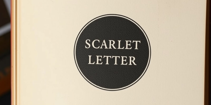 The Scarlet Letter Sparknotes Ch 15-24