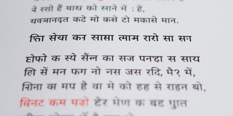 Overview of Hindi Language and Grammar