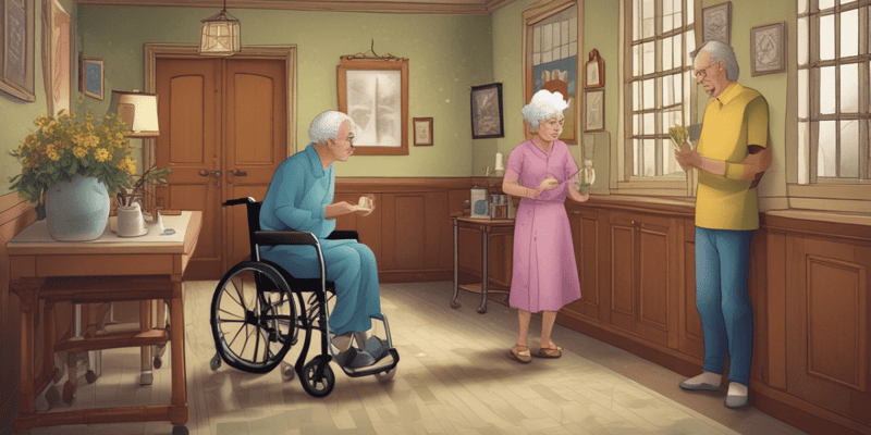Research Study on Institutionalized Elderly in a Nursing Home