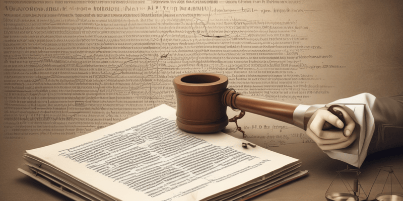 Vitiating Factors in Contract Law