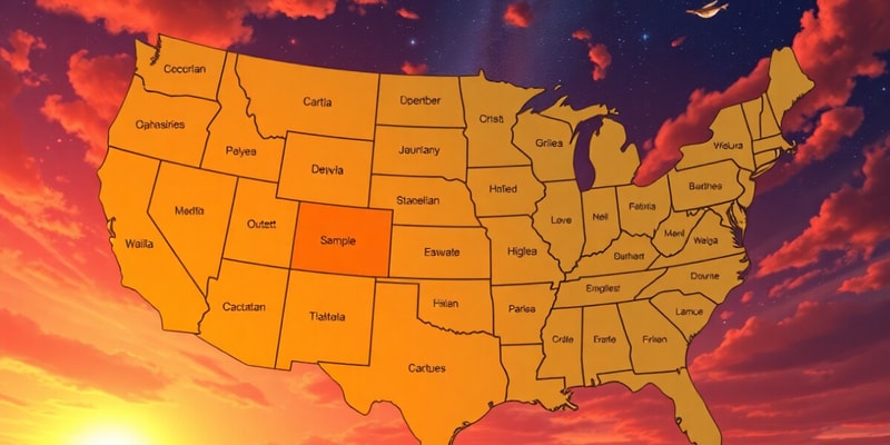 US States Capital Cities and Facts